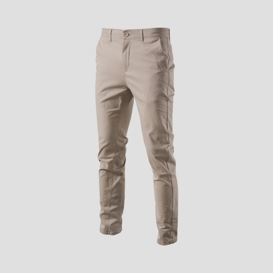 VogeLuxe | Men’s Slim-Fit Tailored Chino Pants 0