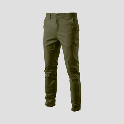 VogeLuxe | Men’s Slim-Fit Tailored Chino Pants 2