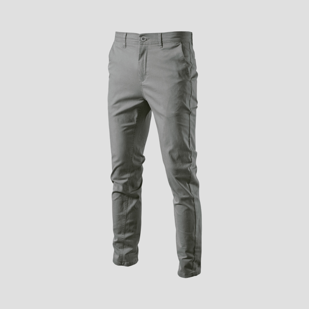 VogeLuxe | Men’s Slim-Fit Tailored Chino Pants 3