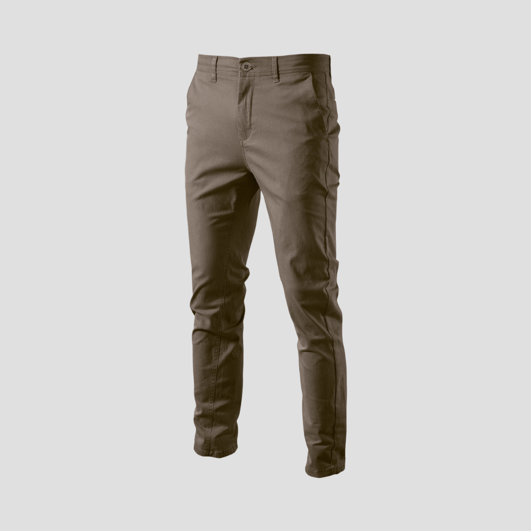 VogeLuxe | Men’s Slim-Fit Tailored Chino Pants 7