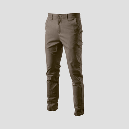 VogeLuxe | Men’s Slim-Fit Tailored Chino Pants 7