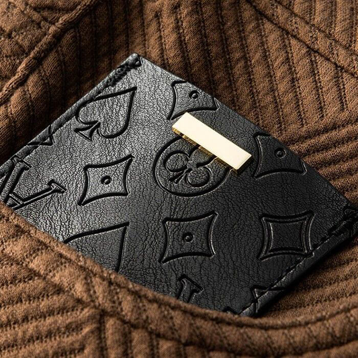 VogeLuxe | Men’s Slim-Straight Textured Trousers 6