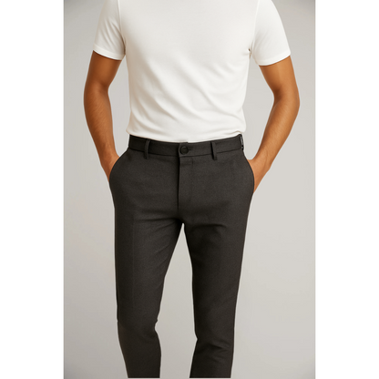 VogeLuxe | Men’s Slim Fit Flat-Front Dress Trousers 0