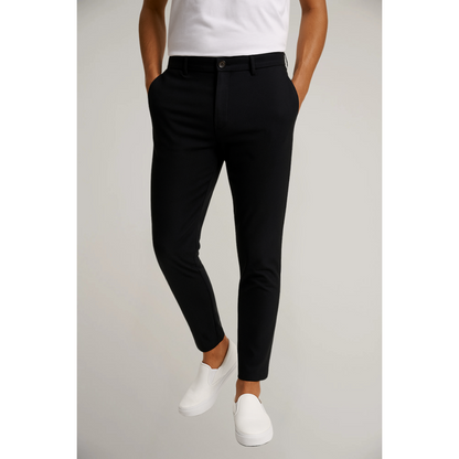 VogeLuxe | Men’s Slim Fit Flat-Front Dress Trousers 12