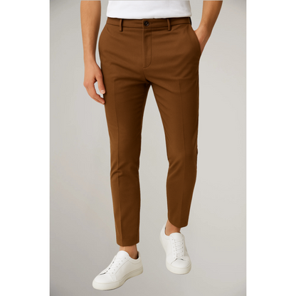 VogeLuxe | Men’s Slim Fit Flat-Front Dress Trousers 9