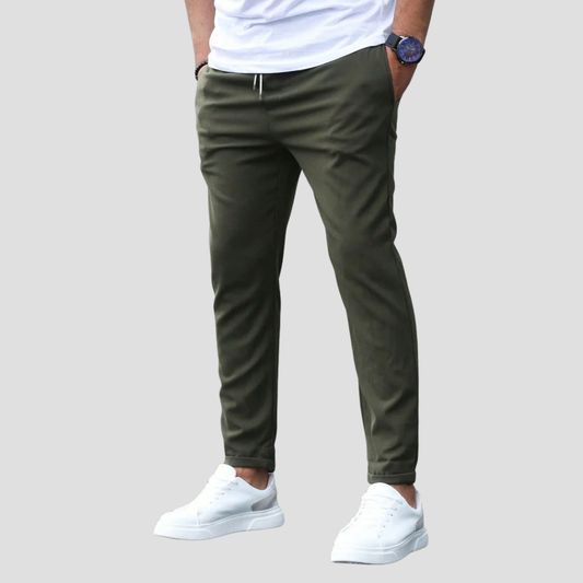VogeLuxe | Men’s Slim Fit Joggers with Drawstring Waist 0
