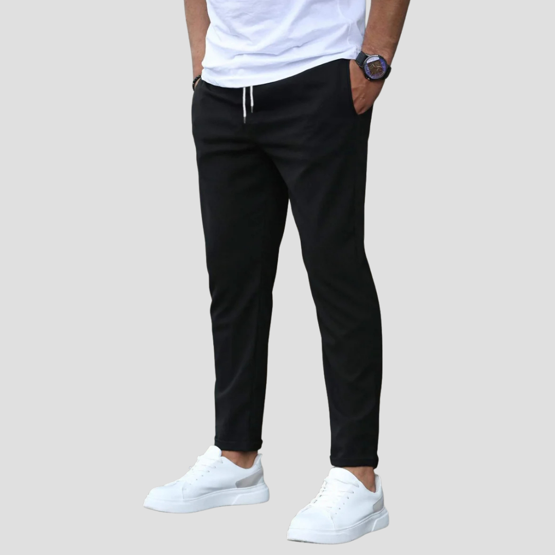 VogeLuxe | Men’s Slim Fit Joggers with Drawstring Waist 2
