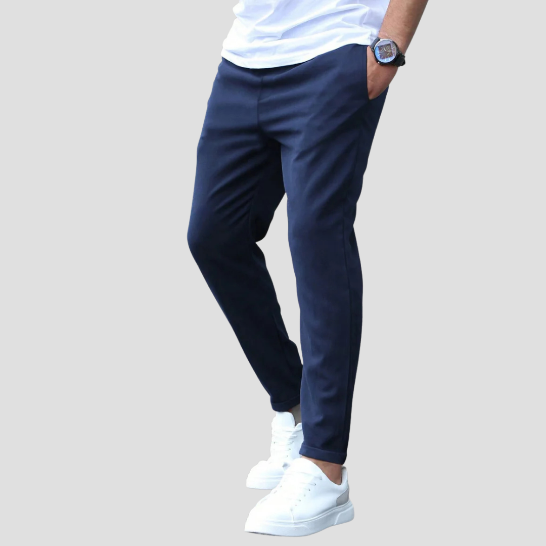VogeLuxe | Men’s Slim Fit Joggers with Drawstring Waist 4