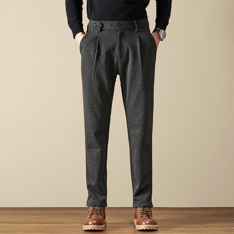 VogeLuxe | Men’s Slim Fit Wool Dress Trousers 3