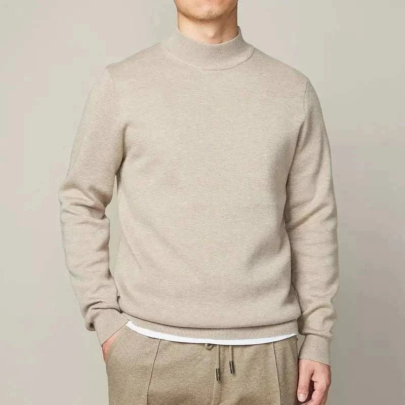 VogeLuxe | Men’s Slim Turtleneck Knit Sweater 1