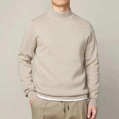 VogeLuxe | Men’s Slim Turtleneck Knit Sweater 1