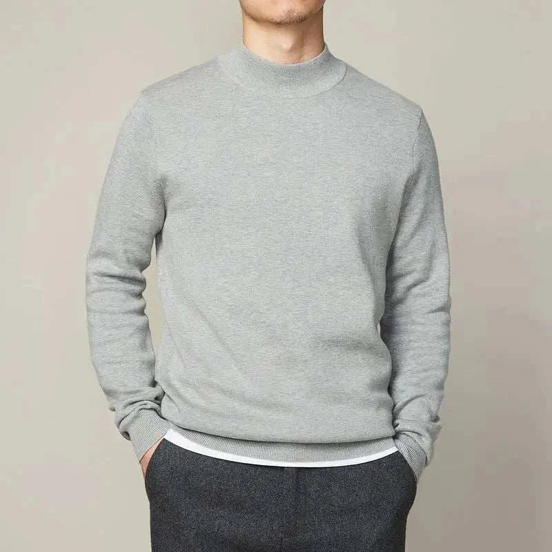 VogeLuxe | Men’s Slim Turtleneck Knit Sweater 2