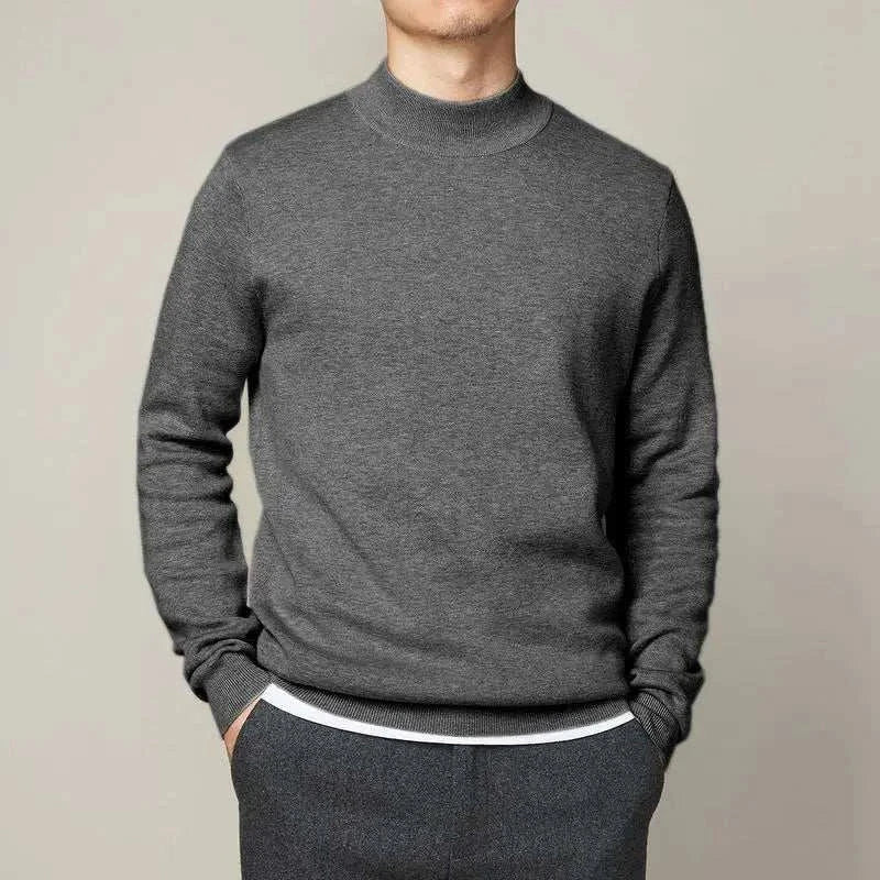 VogeLuxe | Men’s Slim Turtleneck Knit Sweater 3