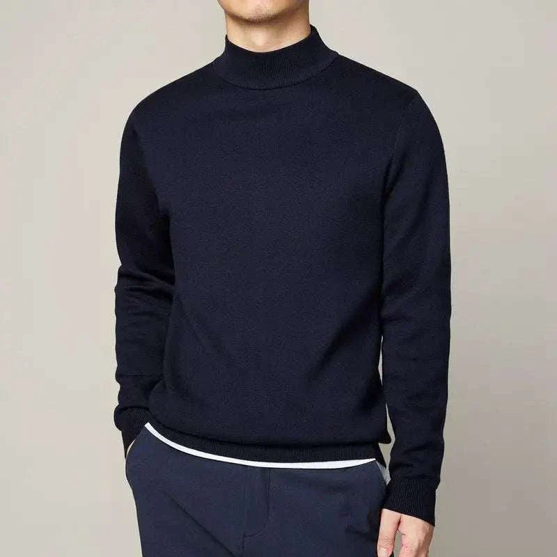 VogeLuxe | Men’s Slim Turtleneck Knit Sweater 6