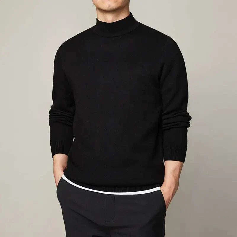 VogeLuxe | Men’s Slim Turtleneck Knit Sweater 8