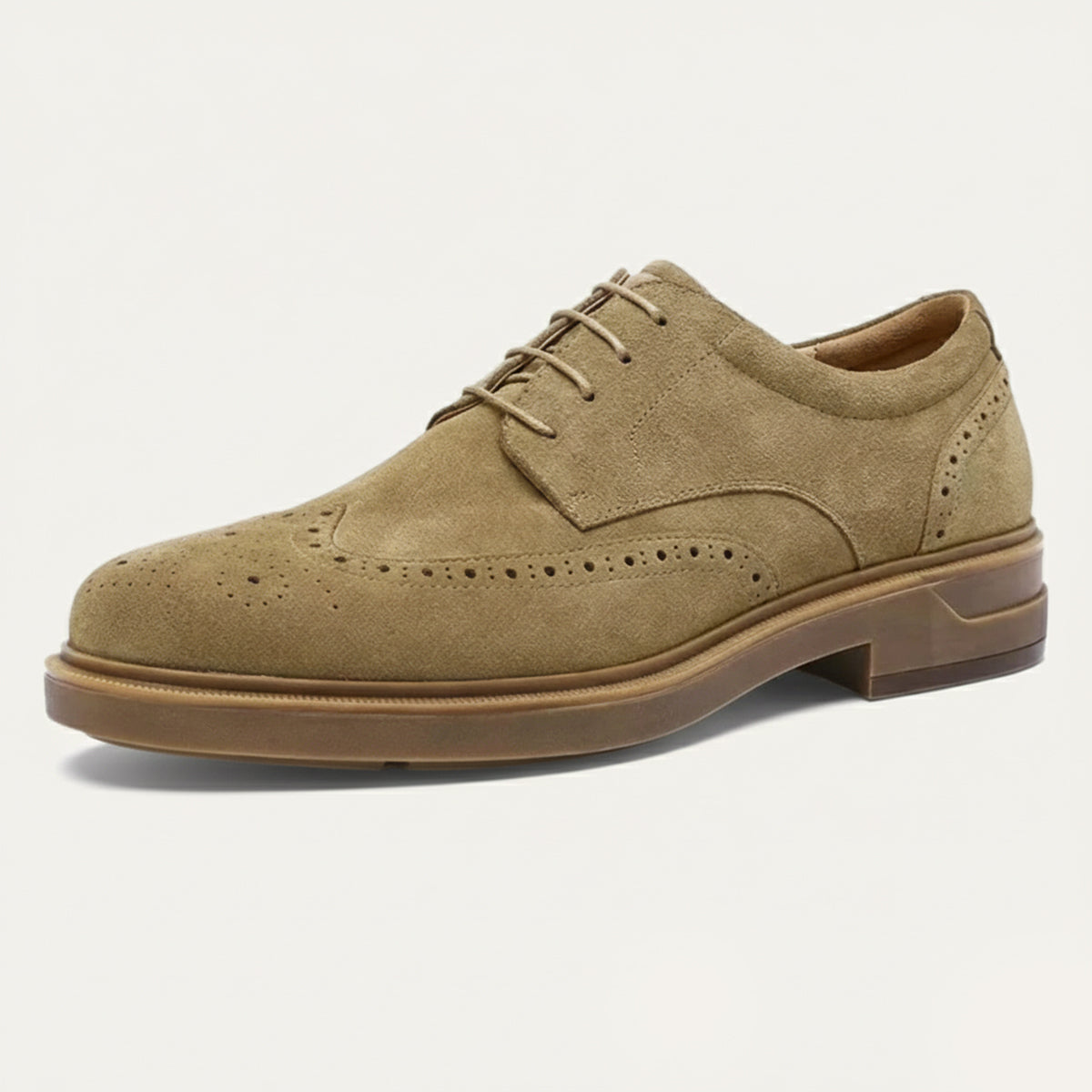 VogeLuxe | Men’s Smart Suede Wingtip Brogues 0