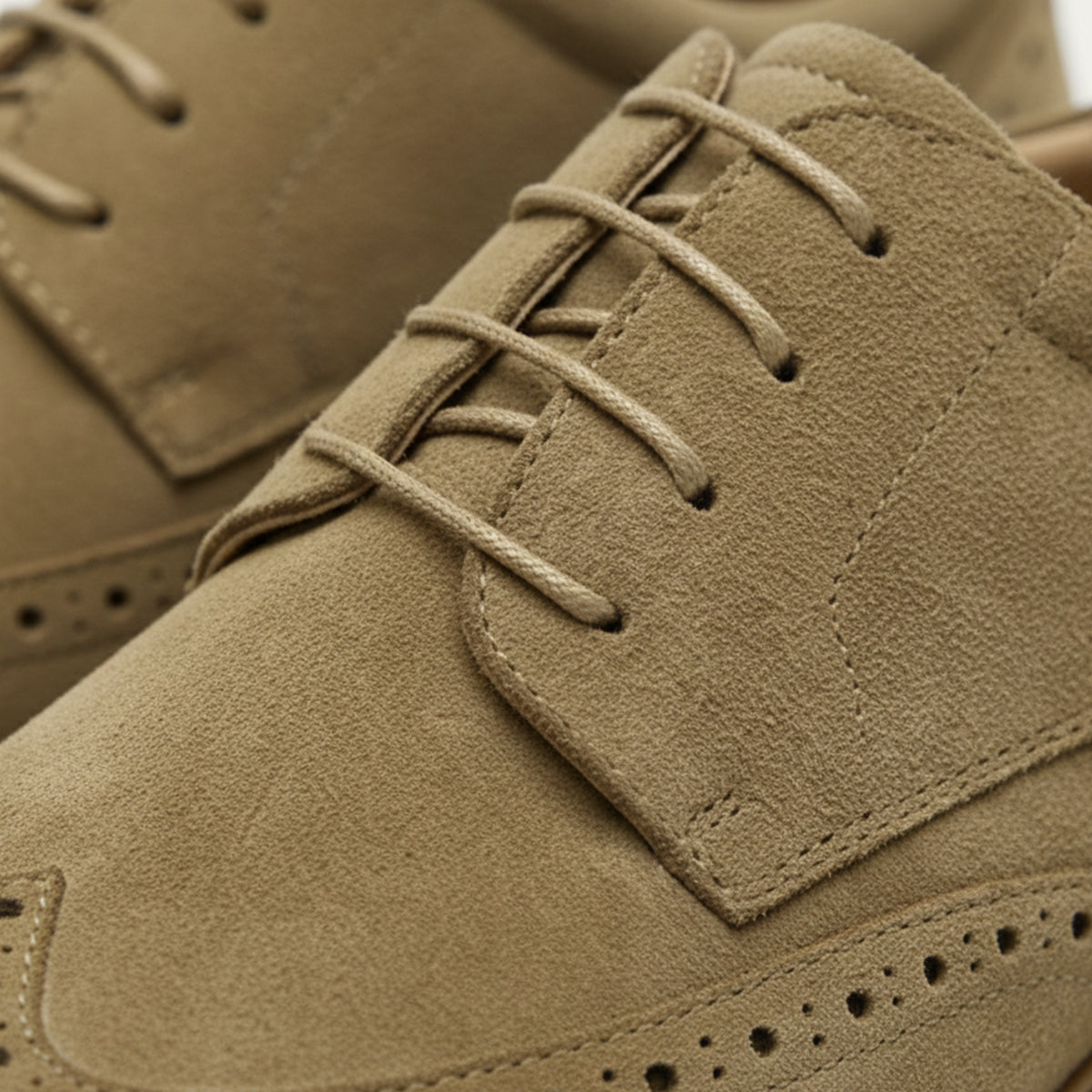 VogeLuxe | Men’s Smart Suede Wingtip Brogues 3