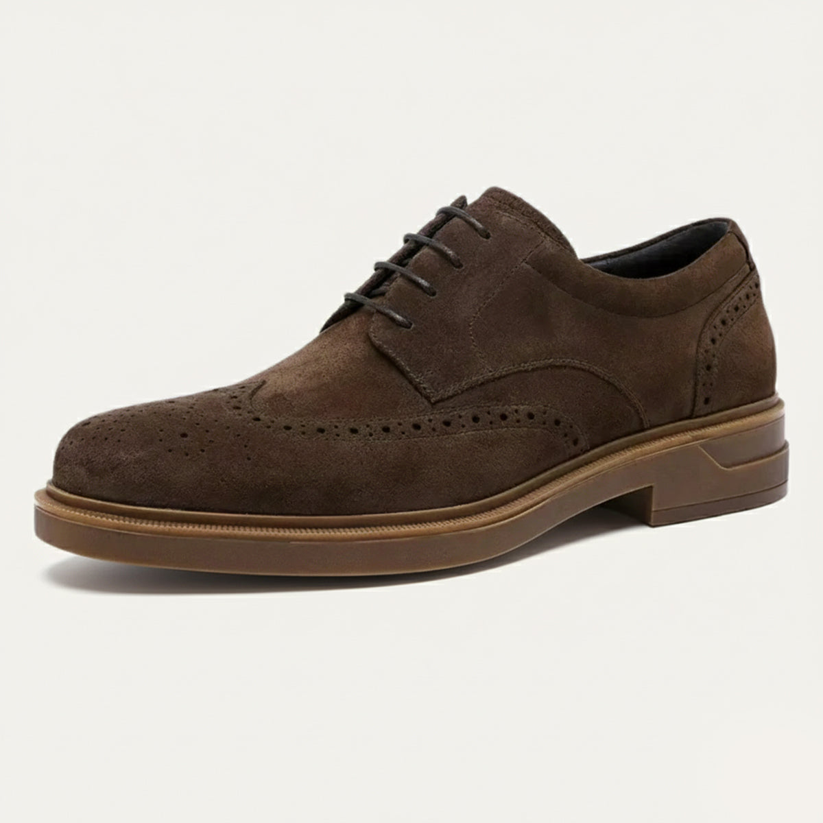 VogeLuxe | Men’s Smart Suede Wingtip Brogues 4