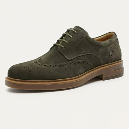 VogeLuxe | Men’s Smart Suede Wingtip Brogues 6