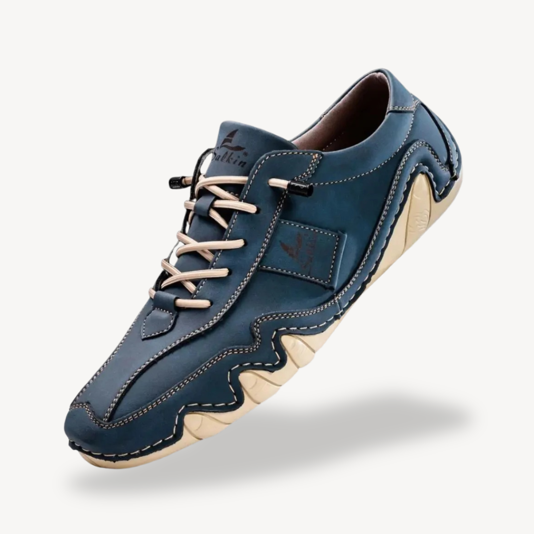 VogeLuxe | Men’s Smooth Leather Casual Sneaker 0