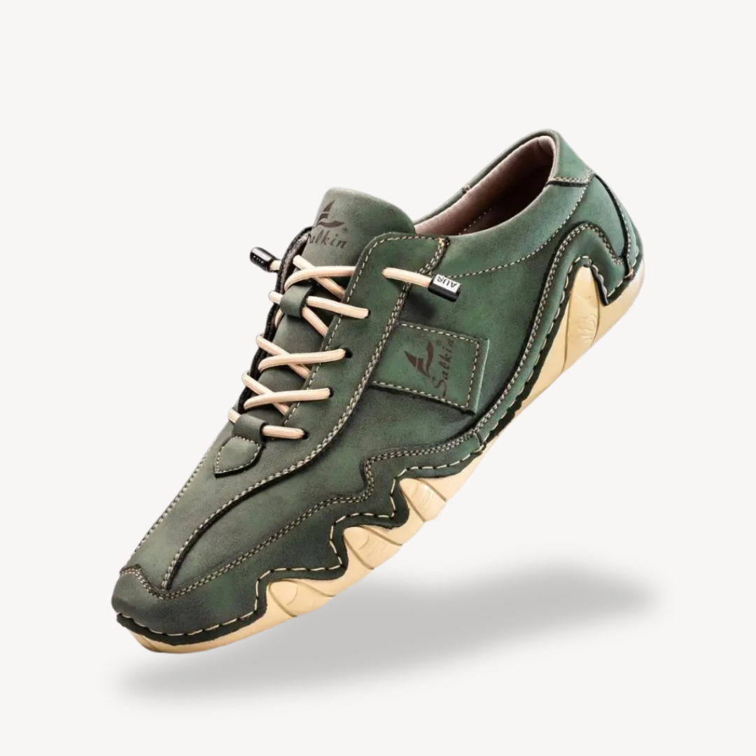 VogeLuxe | Men’s Smooth Leather Casual Sneaker 7