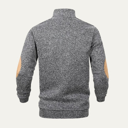 VogeLuxe | Men’s Snap-Collar Quarter Pullover 2