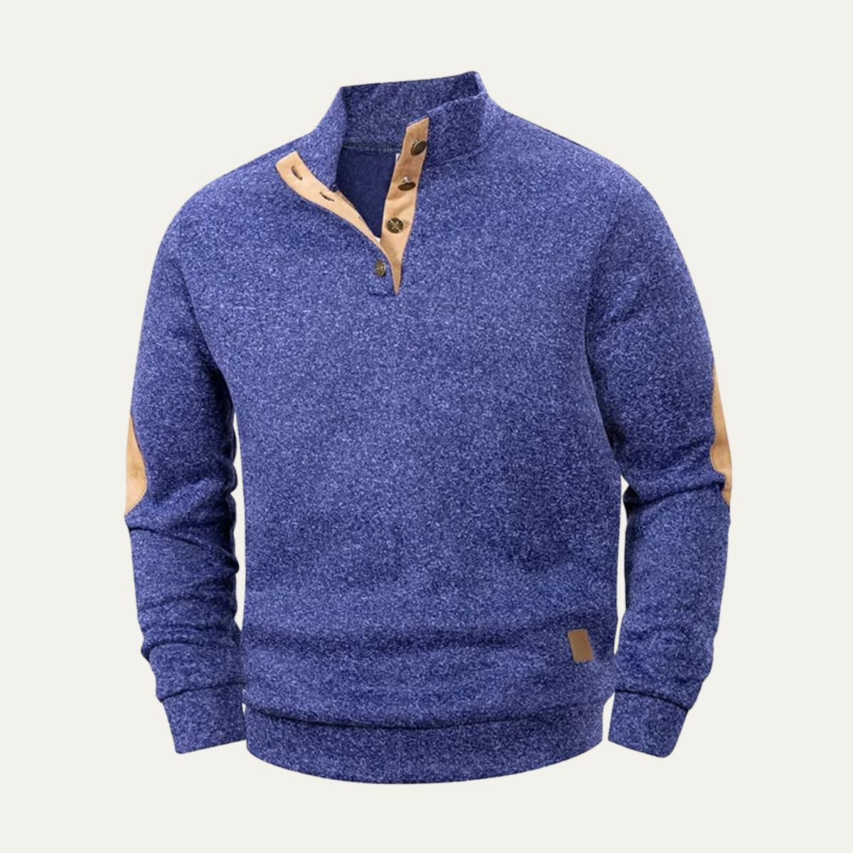 VogeLuxe | Men’s Snap-Collar Quarter Pullover 6