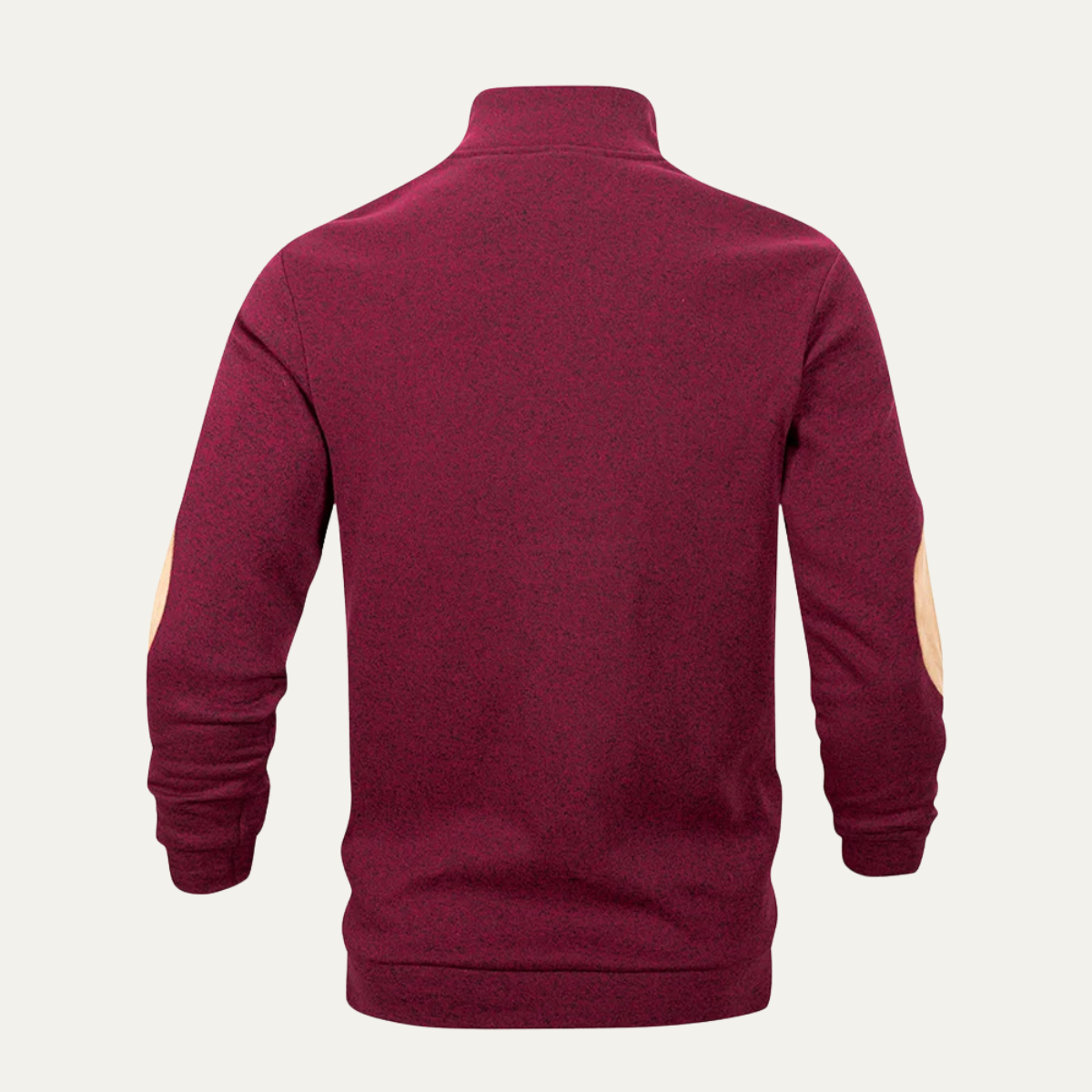 VogeLuxe | Men’s Snap Placket Mock Neck Sweatshirt 1