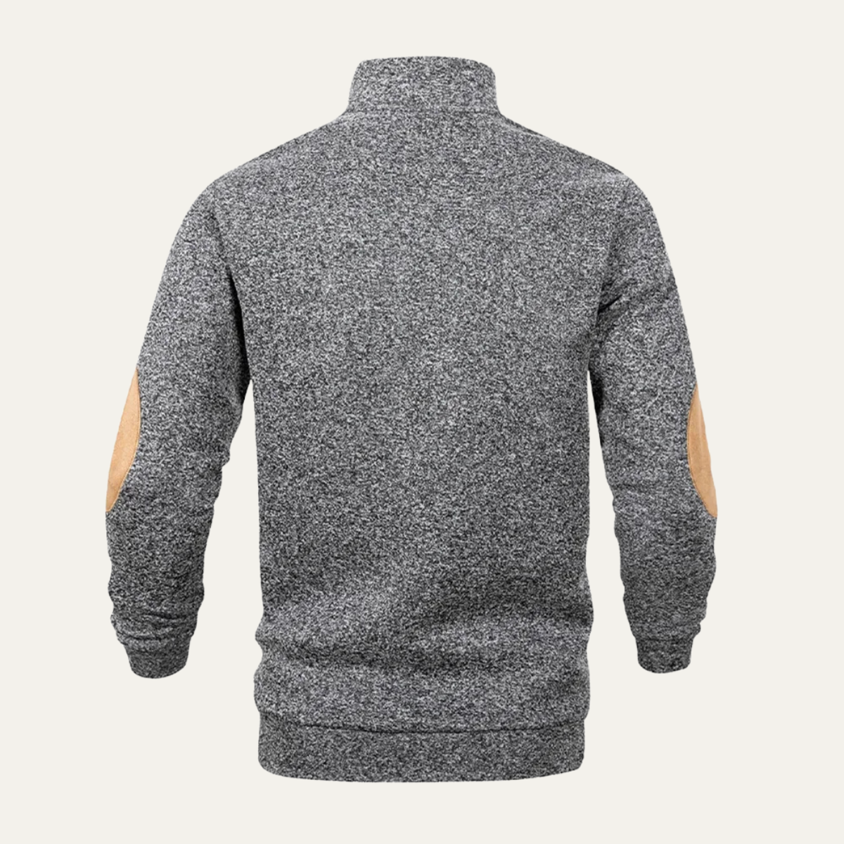 VogeLuxe | Men’s Snap Placket Mock Neck Sweatshirt 2
