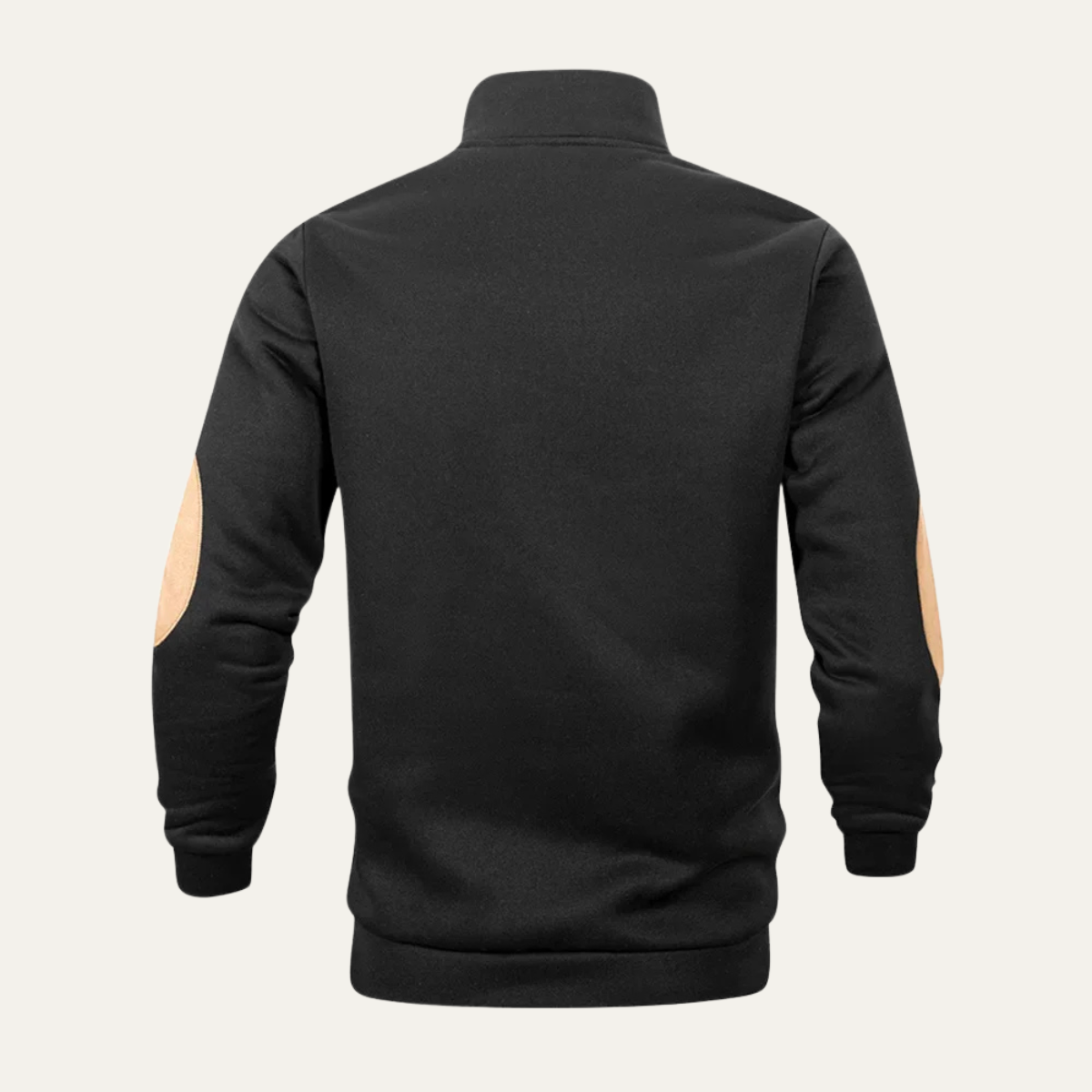 VogeLuxe | Men’s Snap Placket Mock Neck Sweatshirt 3