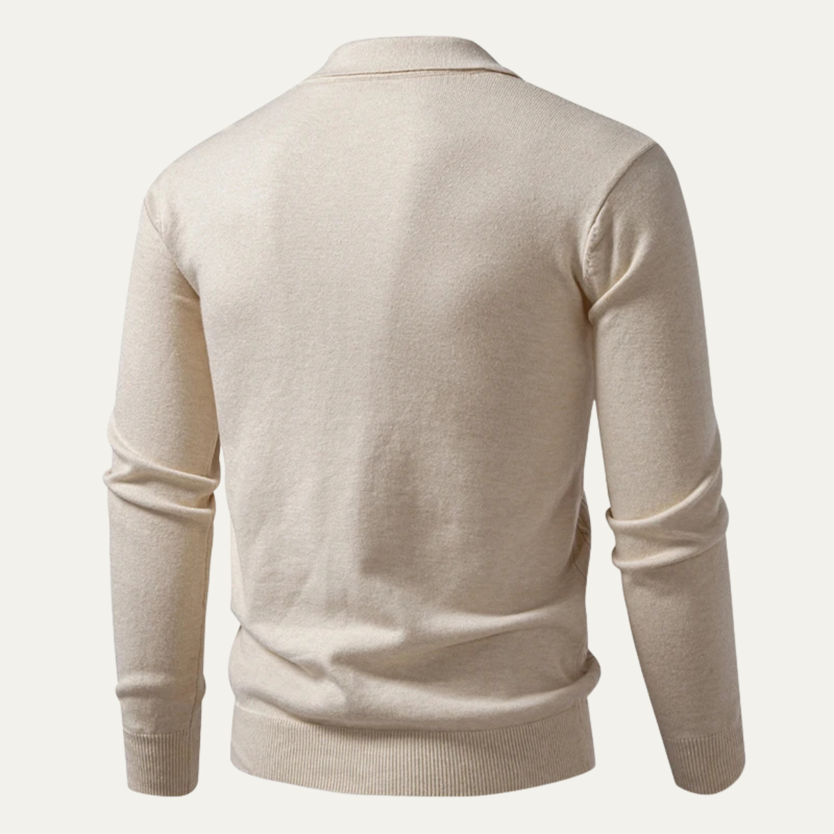VogeLuxe | Men’s Soft Cotton Cable-Knit Sweater 2