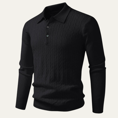 VogeLuxe | Men’s Soft Cotton Cable-Knit Sweater 9