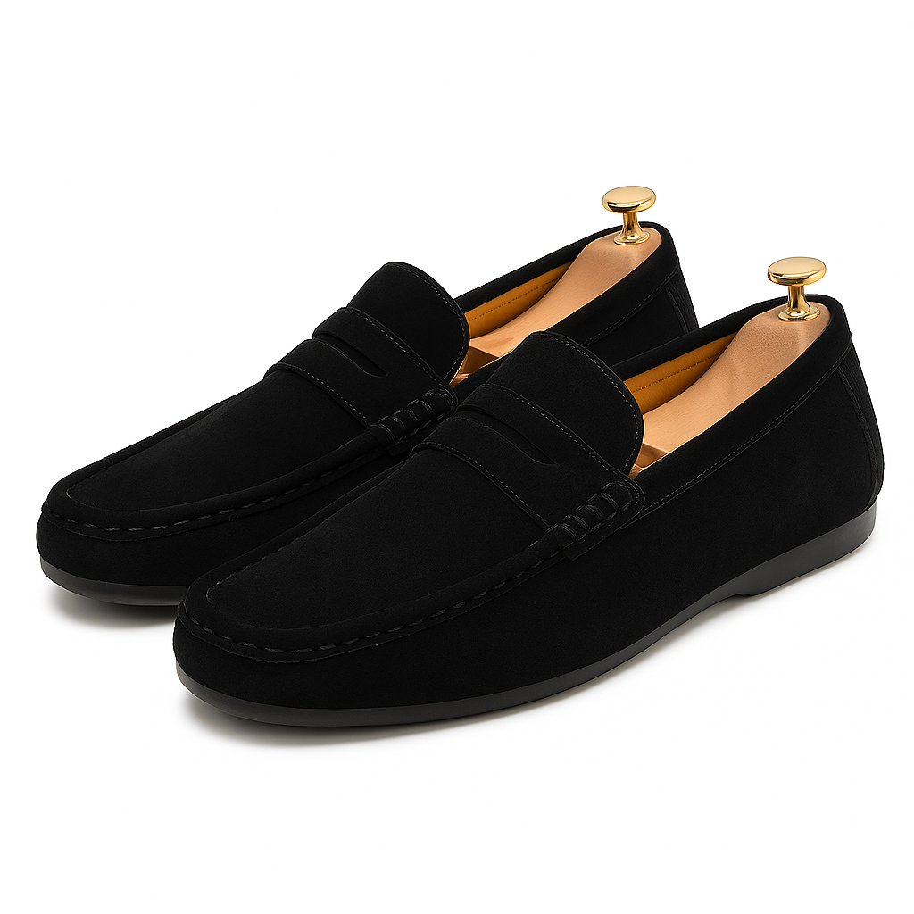 VogeLuxe | Men’s Soft Leather Slip-On Loafers 0