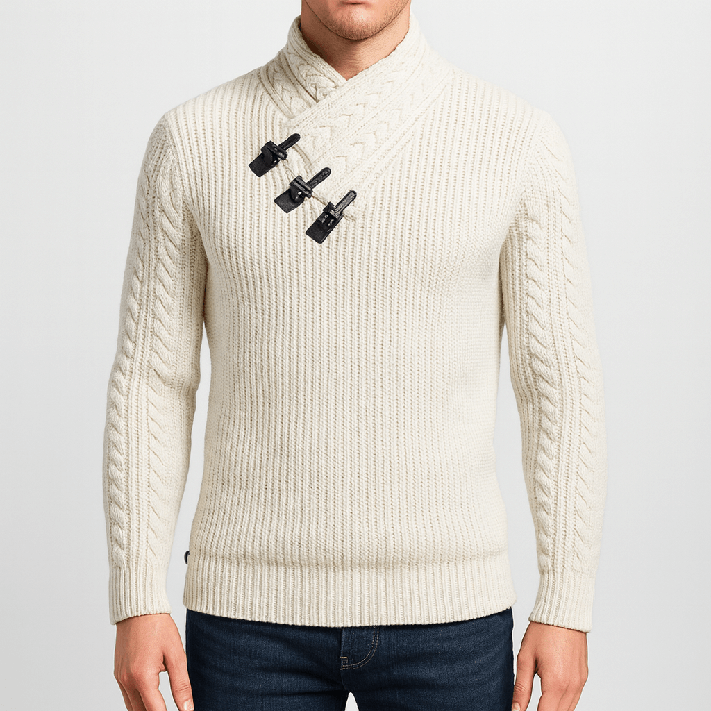 VogeLuxe | Men’s Soft Turtleneck Knit Pullover 0