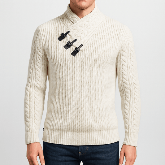 VogeLuxe | Men’s Soft Turtleneck Knit Pullover 0