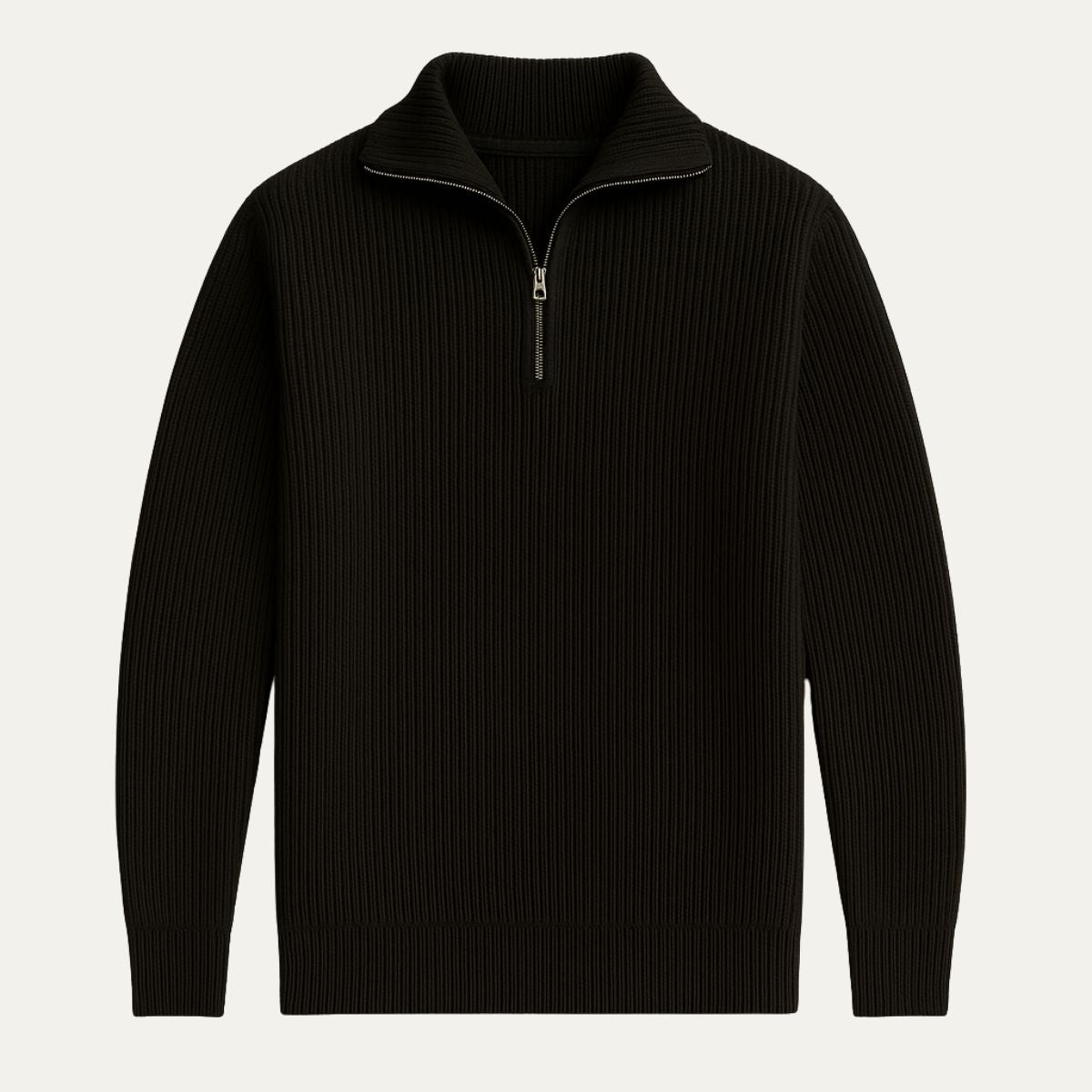 VogeLuxe | Men’s Sophisticated Ribbed Pullover 0