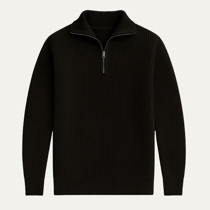 VogeLuxe | Men’s Sophisticated Ribbed Pullover 0