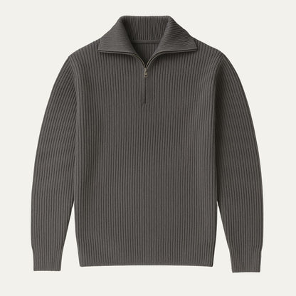 VogeLuxe | Men’s Sophisticated Ribbed Pullover 2