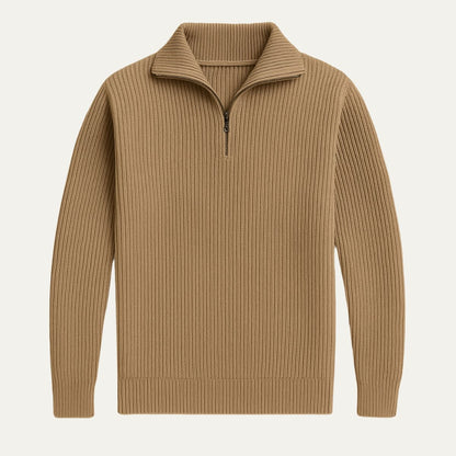 VogeLuxe | Men’s Sophisticated Ribbed Pullover 4