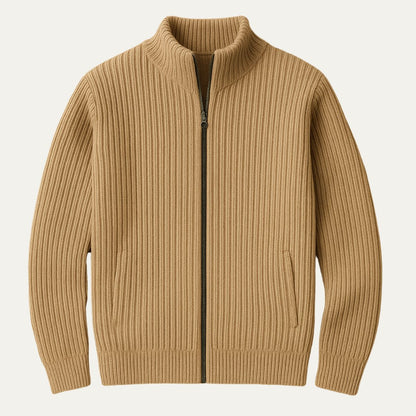 VogeLuxe | Men’s Sophisticated Zip-Up Sweater 1