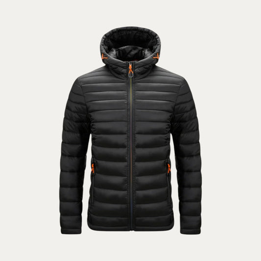 VogeLuxe | Men’s Sporty Lightweight Hooded Puffer 0