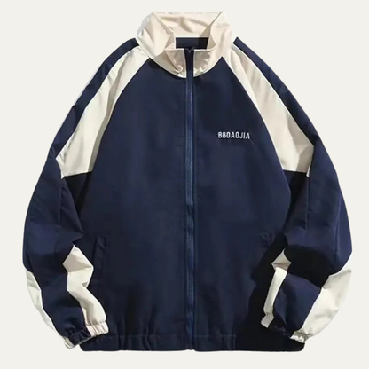VogeLuxe | Men’s Sporty Track Jacket with Contrast Panels 0