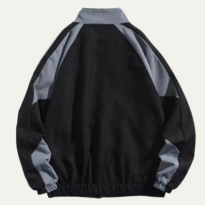 VogeLuxe | Men’s Sporty Track Jacket with Contrast Panels 1