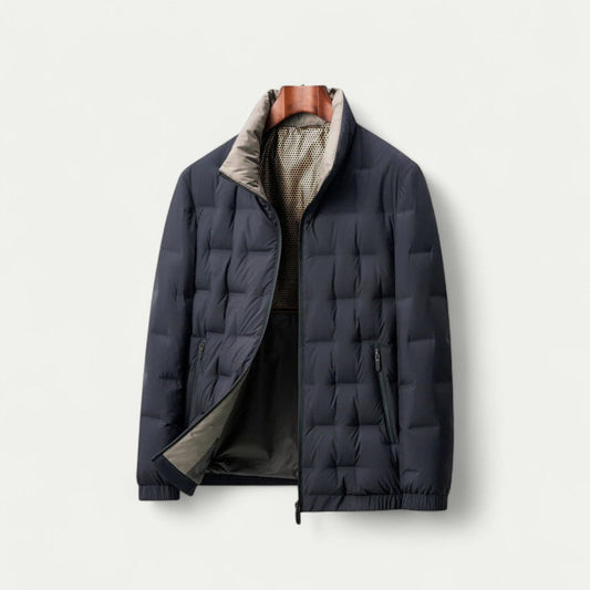 VogeLuxe | Men’s Square Quilted Puffer Jacket 0