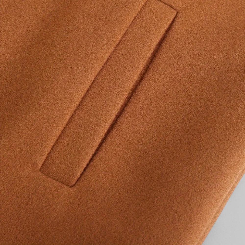 VogeLuxe | Men’s Stand Collar Short Overcoat 3