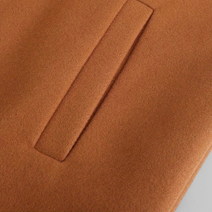 VogeLuxe | Men’s Stand Collar Short Overcoat 3