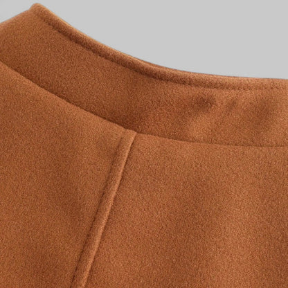 VogeLuxe | Men’s Stand Collar Short Overcoat 4