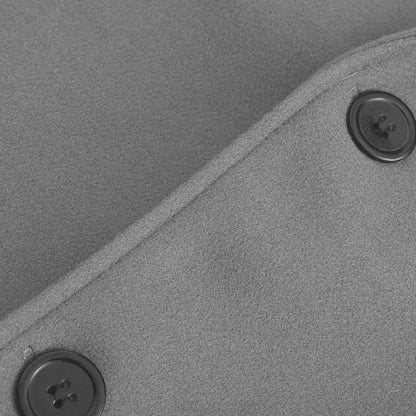 VogeLuxe | Men’s Stand Collar Short Overcoat 8