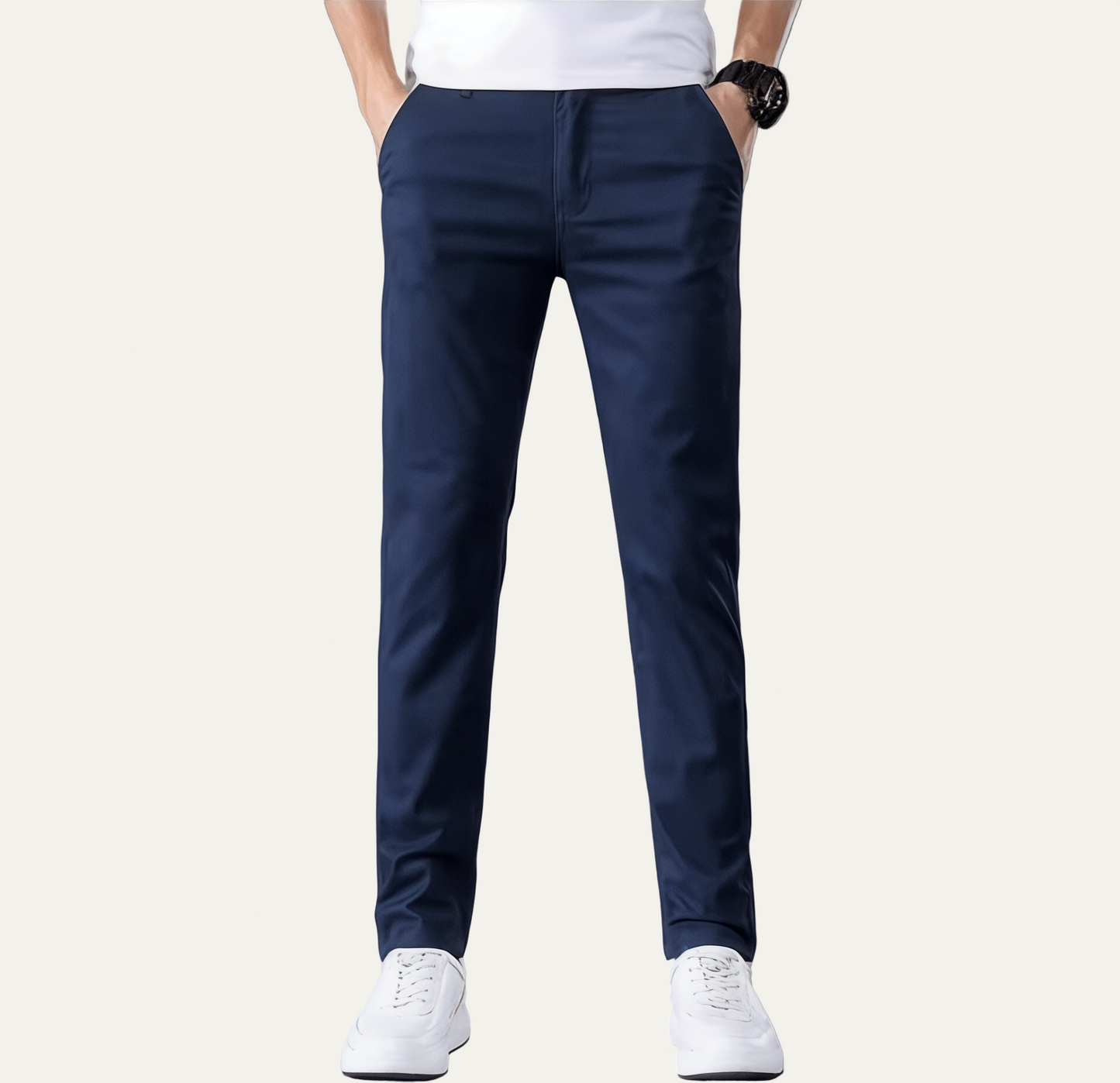 VogeLuxe | Men’s Straight-Leg Casual Chino Pants 2