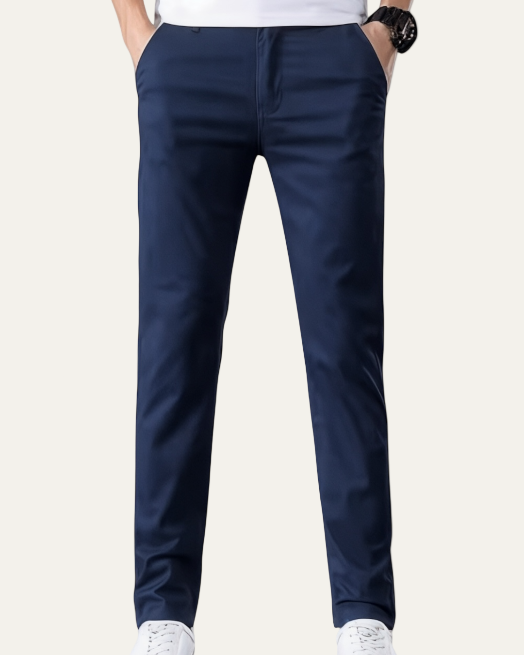 VogeLuxe | Men’s Straight-Leg Casual Chino Pants 5